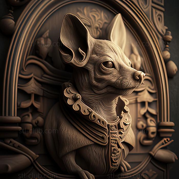 3D model st The Prague Rat dog (STL)